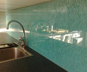Wholesale Ice Cracked Toughened Laminated Glass For Kitchen Splashbacks from china suppliers