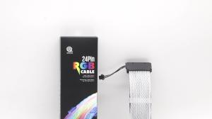 Wholesale 24Pin RGB Extension Cable Neon Light cable for Gaming PC Single headlight from china suppliers