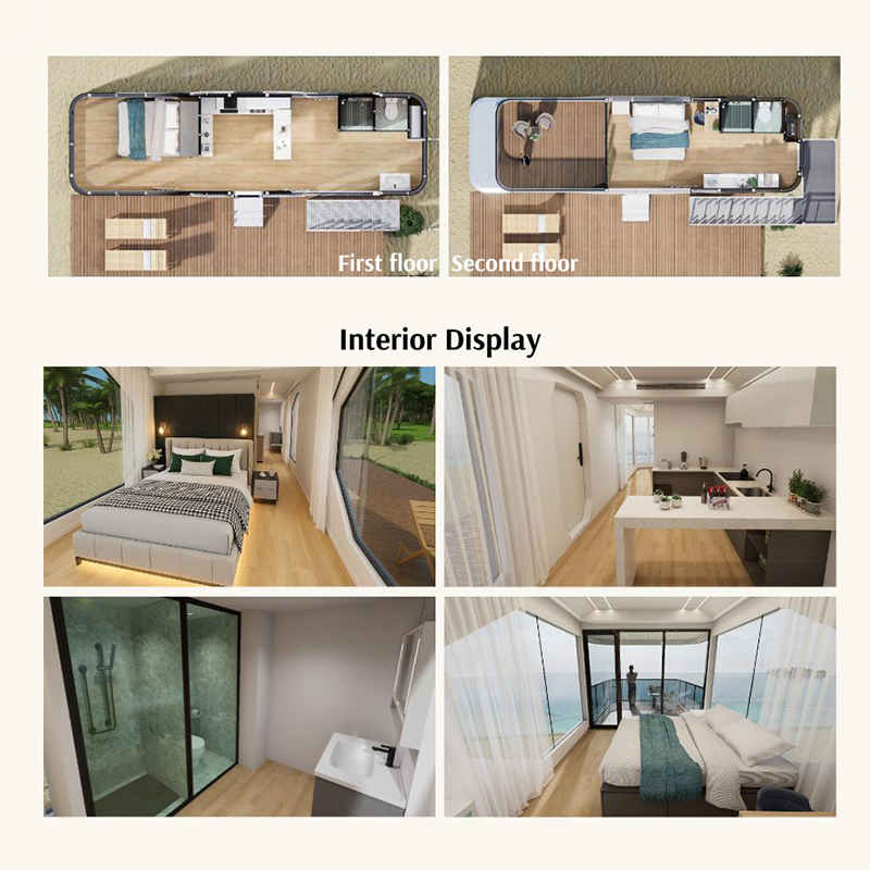 Mobile Capsule Home Office Pod Commercial apple Cabin Folding Push Pull Villa Prefab Modular apple Cabin for Hotel