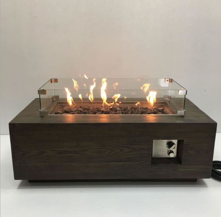 Factory price home decoration real flame LPG NPG propane outdoor gas fireplace fire pit