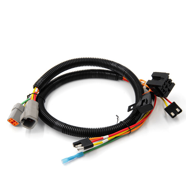 ISO Electrical Connector Automotive Wiring Harness Cable Assembly 8AWG-28AWG