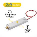 30W GaN Module for Counter Fpv Anti Drone PA 136g 433MHz 428-438MHz 29.7*131*15