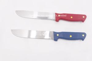 Wholesale Tableknife kithen supplier stainless steel butcher knife manufacturer forging knife with different colors from china suppliers