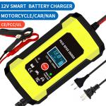 PC Fireproof Material 24V 12V 8A 10A 12A 15A Smart Battery Charger for