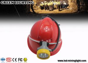 Wholesale 10000 Lux electric miners lamp , hard hat headlamp 5.6Ah Li ion battery from china suppliers