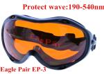 Ultraviolet / Excimer / CO2 Laser Protection Goggles 190nm - 540nm