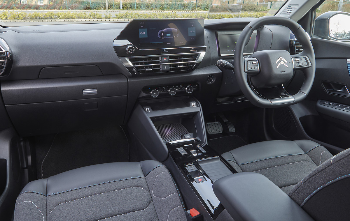 Citroen ec4 electric car dashboard