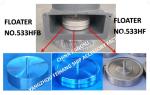 Marine stainless steel 304 breathable cap float 533HFB-100A, ballast tank