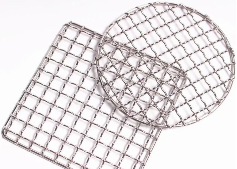 Foldable Stainless Steel Barbecue Bbq Meat Grilling Basket For Outdoor Camping Party