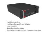 48v 50ah Lithium Ion Battery , Telecom Backup Batteries BTS Long Cycle Life