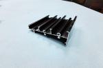 Black Powder Coating 6.5 Meters Patio Door Profiles