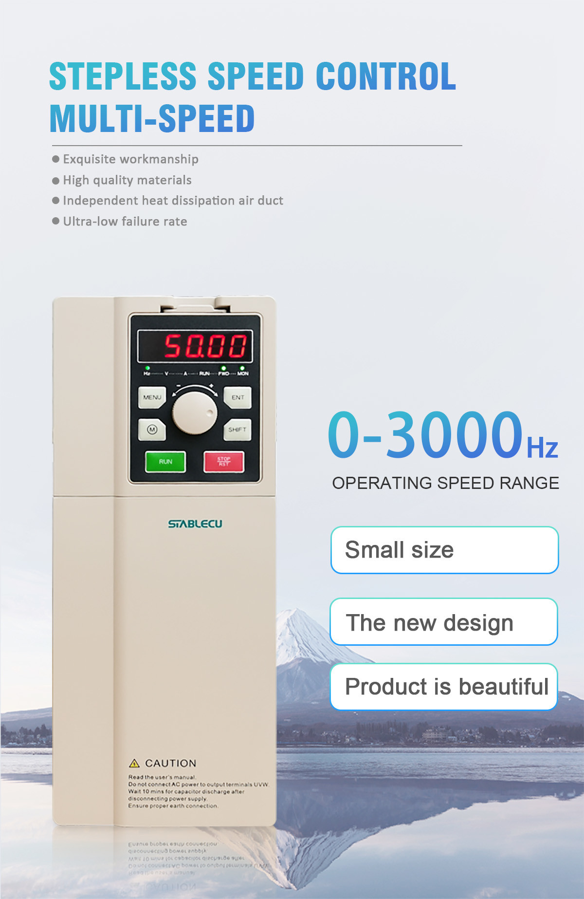 Maximum Durability VFD Vector Frequency Inverter 5.5KW/7.5KW/11KW