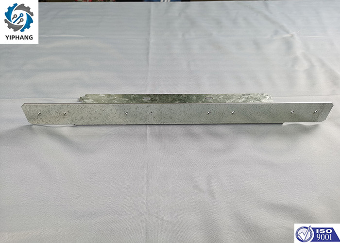 Galvanized Plate L Shaped Bracket Precision Sheet Metal Fabrication 12x4x5 Inch