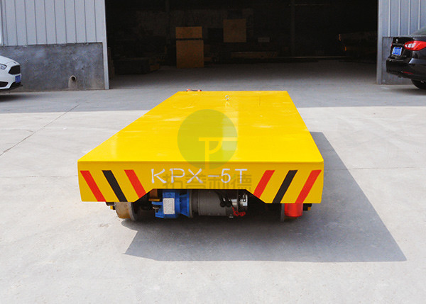 Material Handling Equipment Battery Powered Transfer Platform On Rail