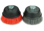 Deburring Black Color Cup Body 4 Inch Nylon Cup Brushes for Light Stock Removal