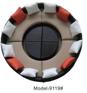 Wholesale 8-piece patio outdoor wicker rattan rounded corner sectional sofa -9119 from china suppliers