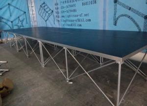 Wholesale 18mm Red / Black Folding Movable Stage Platform with Anti-slip Plywood from china suppliers