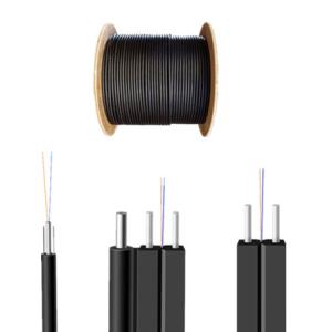 Wholesale 5m PVC LSZH G652D Aerial Drop Cable , Drop Wire Fiber Optic 2 Core from china suppliers