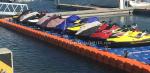 plastic docking system for jet ski or boat