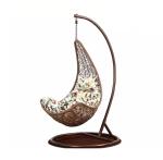 H1240mm W800mm Rattan Egg Swing Chair , Rattan Egg Chair Outdoor All Weather Use