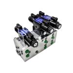 Aluminum 6061 7075 Hydraulic Manifold Integrated Hydraulic Valve Solenoid Valve