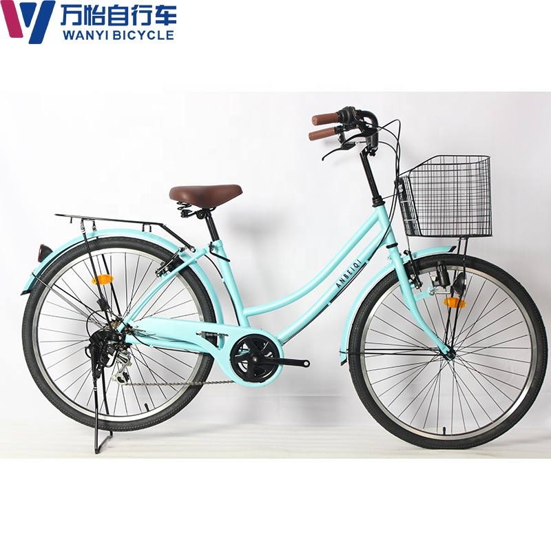 OEM Women'S Single Gear Bike Vintage Style Cruiser Bikes 26''