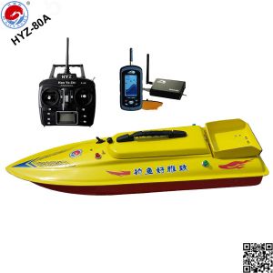 Wholesale control auto fishing boat HYZ-80A fish finder RC bait boat from china suppliers