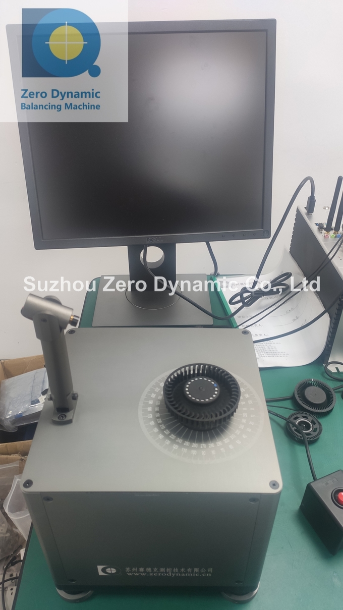Brushless Cooling Fan Blade Balancing Machine Manufacturers Desktop Type Fan Balancer