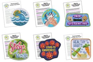 Wholesale Heat Press Embroidery 100mm Environmental Patches For School Uniform from china suppliers