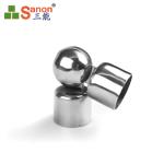 Adjustable Stainless Steel Handrail Fittings Pipe Railing Connectors 90 Degree