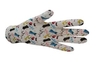 Wholesale Flower Printed Cotton Cosmetic Gloves Protecting Fingertip From Drying from china suppliers
