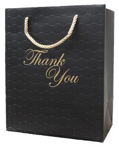 Wholesale Large Luxury Custom Black Shopping Paper Bags For Gift Packaging Jewelry Clothes Boutique from china suppliers