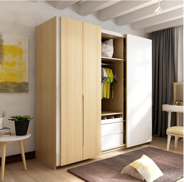European Style Wall Particle Board Wardrobe For Wedding Bedroom Interior