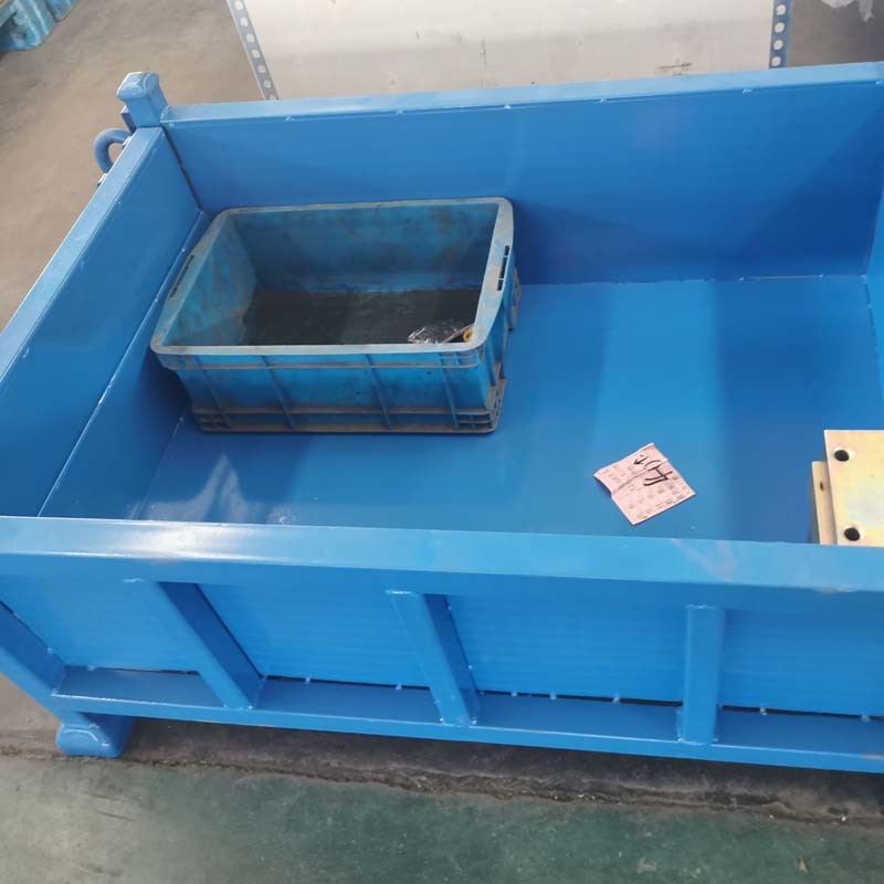 Foldable And Stackable Grid Metal Pallet Bins For Efficient Inventory Management