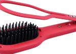 Electric Hair Straightener Brush Comb Plastic 45W For Home / Hotel