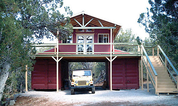 Metal Luxury Shipping Container House / 40 Feet Expandable Container Homes