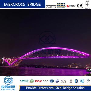 Wholesale Magnificent Appearance Steel Arch Bridge Long Life Temporary Steel Bridge from china suppliers
