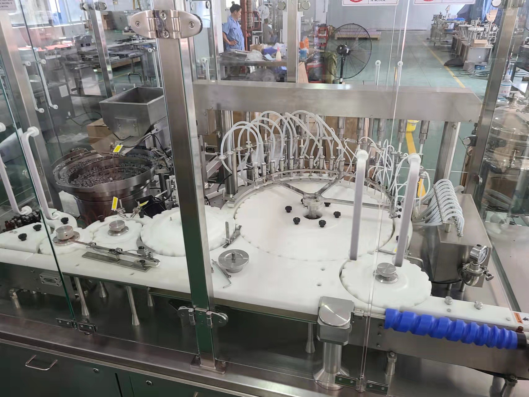 10ml Automatic Vial Filling Stoppering and Capping Machine to UK