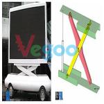Remote Control Outdoor Full Color LED Display 4mm Led Screen 9500K - 11500K