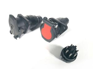 Wholesale Black Trailer Plug Socket Heavy Duty 7 Pin Trailer Wiring Plug Adapter from china suppliers