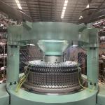 High Speed Double Jersey Circular Textile Machine 5.5KW Flat Knitting Style