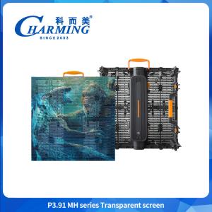 Wholesale Outdoor LED Curtain Display Transparent 3.91mm Glass Window Video Wall For Building from china suppliers