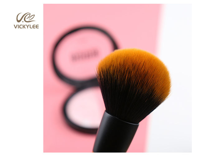 Horse Hair Plastic Handle 155MM Facial Makeup Brushes