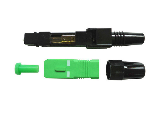 Circle Cable Fiber Optic Fast Connector 53mm SM / MM Optical Cable Connector
