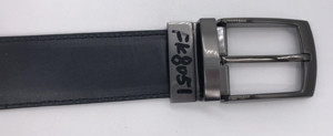3.3cm Men's Reversible Leather Belt Classic Cow Genuine Leather Luxury Strap Male Belts For Men With Rotated Buckle