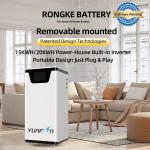 51.2V 300Ah 400Ah Home Lithium Ion Battery 15KWH Floor Battery 6000 Cycles
