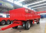 Customized Side Wall Height 2/3 Axle Draw Bar Heavy Duty Timber Transport Full