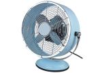 Pink Metal Electric Mini Antique Table Fan 60W With 90 Degree Oscillation