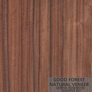 Wholesale Hotel Rosewood Natural Wood Veneer Of Crown Cut Quarter Straight from china suppliers