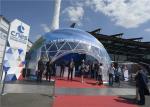 Fashion Design Party Wedding Tent With PVC Wall , Half Sphere Event Tent